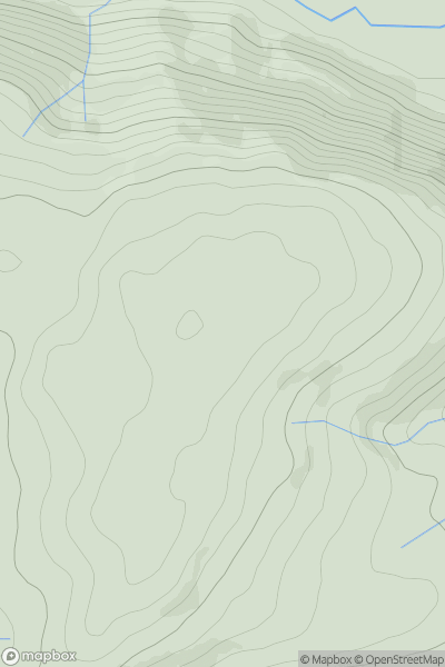 Thumbnail image for Fforest [Aberystwyth to Welshpool] showing contour plot for surrounding peak